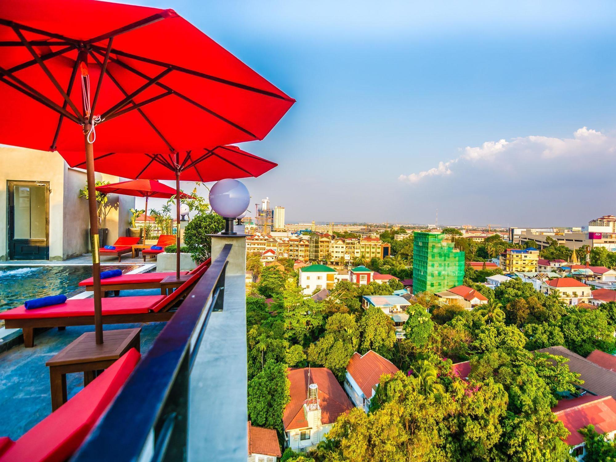 Diamond Palace Resort & Sky Bar Phnompen Kültér fotó