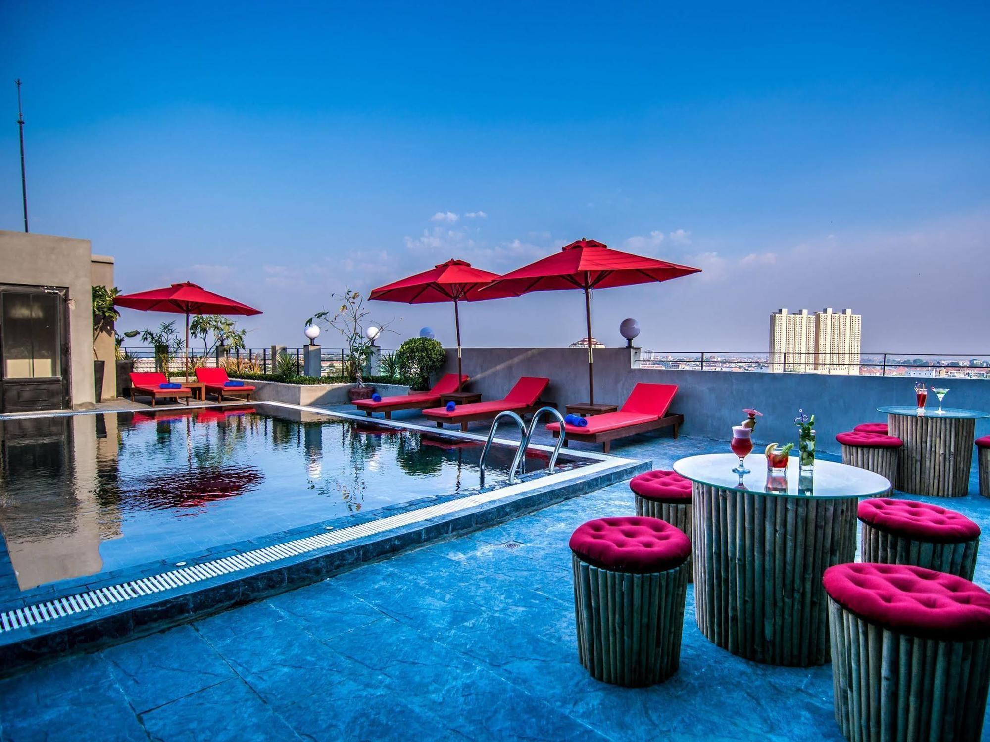 Diamond Palace Resort & Sky Bar Phnompen Kültér fotó